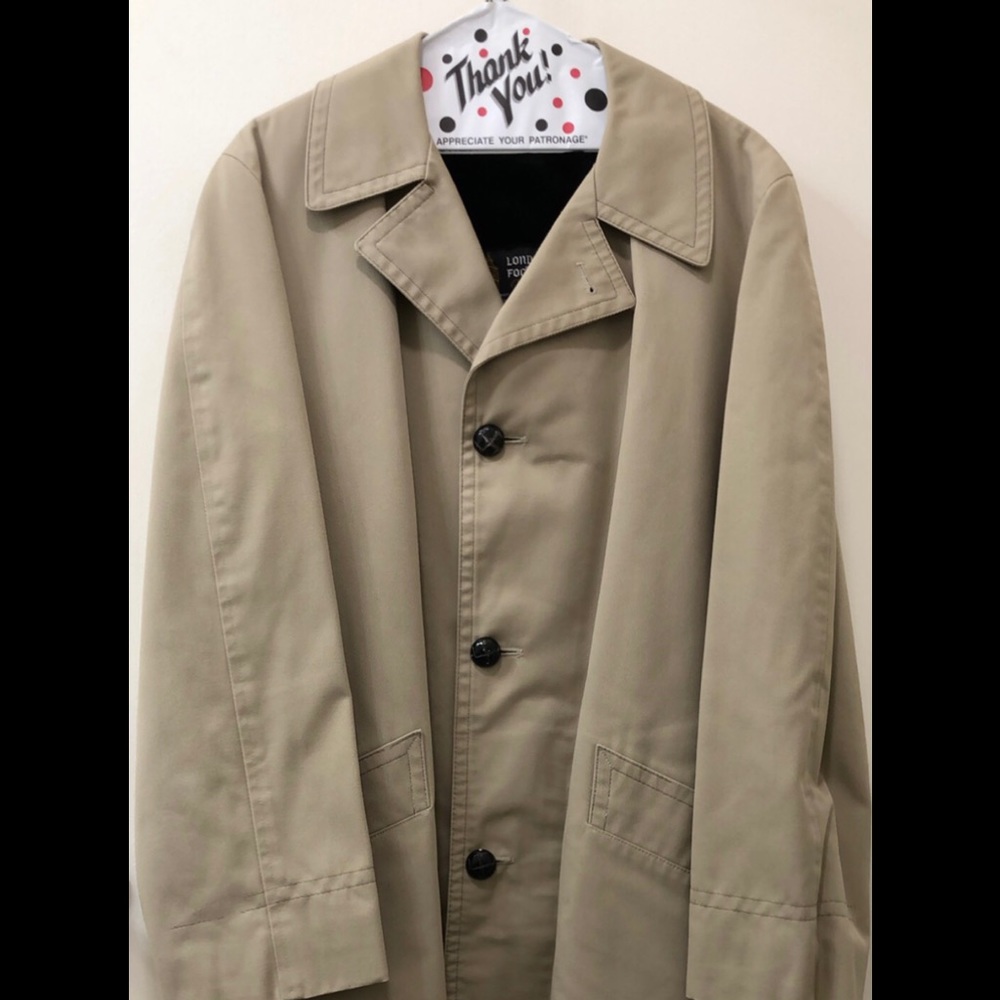 London Fog Men’s Trench Coat (L)